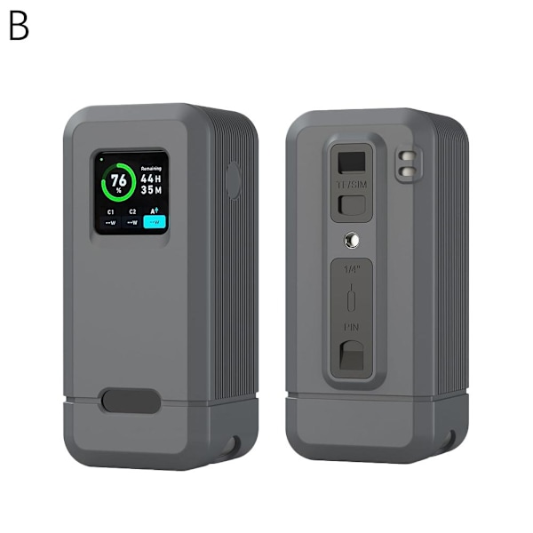 USB-C Powerbank 20000mAh Bärbar Laddare 200W Laddning Smart Display Gray 1pcs