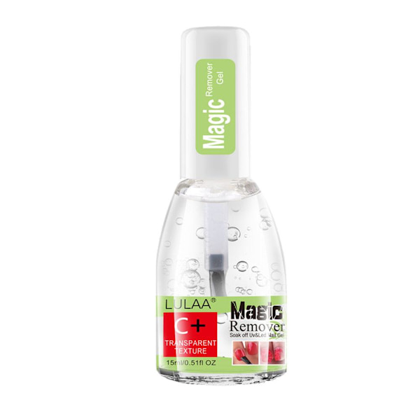 1x Burst Nagel Gel Magic Remover Polish Soak Off Gel Coat Cleaner Avfettningsmedel Primer Naked 1pcs