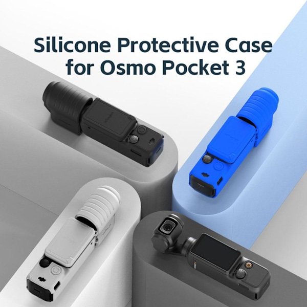 Silikonskydd för Osmo Pocket 3 -50% RABATT Snabbt gray All-purpose version