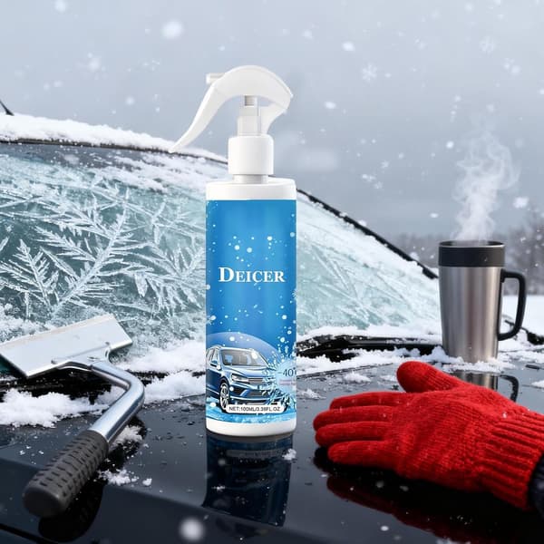 Hurtig afisningsspray – 100 ml bilrudeafrimer til vinter