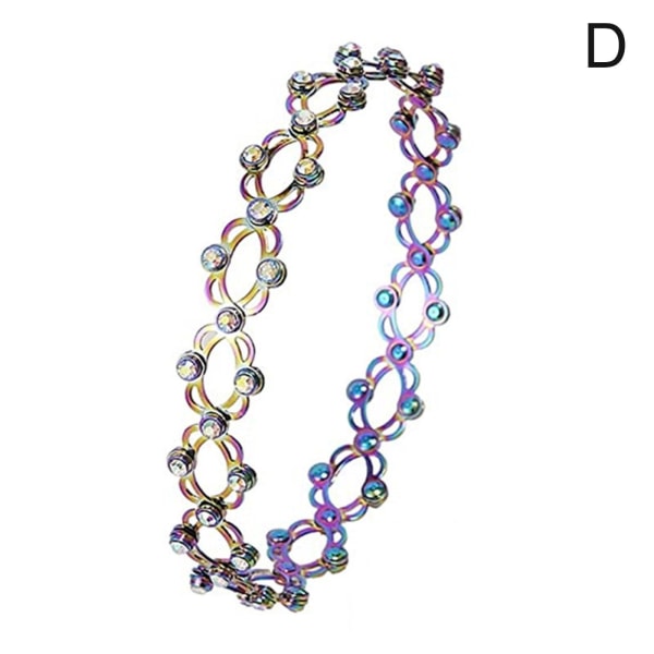 Creative Magic Stretchable Ring Armband For Women Shiny 2022 Ch colorful colors One-size