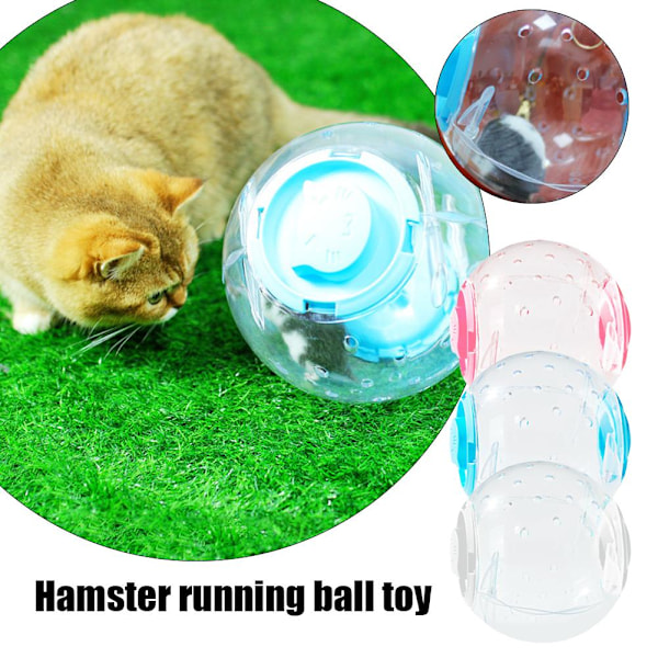 Liten Joggingboll för Smådjur Hamster Gerbil Löpboll blue 1pcs