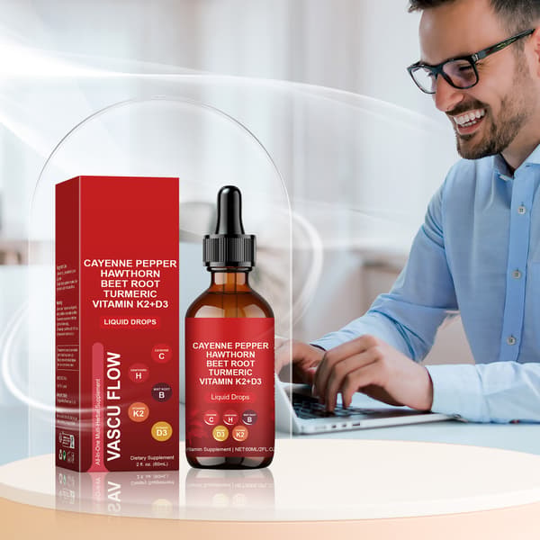 Kapsicumextrakt droppar med klorofyll: Energiboost och trötthetslindring (120ml)