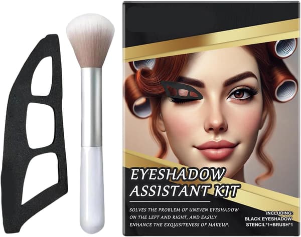 Øjenskyggeassistent Kits Makeupbørsteværktøj Øjenmakeupværktøj Stencils Stencils