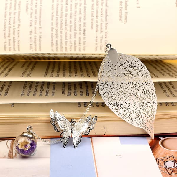Sommerfugl Metal Blad Bogmærke - Søde Gaver til Læsere