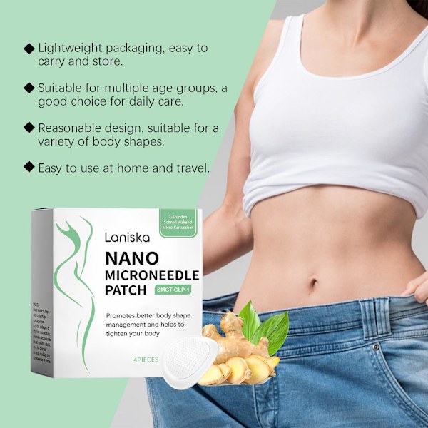 Nano Micro Nål Plåster Slimmande Micro Nål Plåster Uppstramande LineCare Plåster