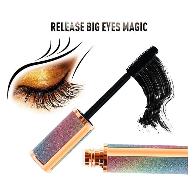 Mascara 4D Øyenvippe Vanntett Silkefiberforlengelse Kvinner Varige Vipper B0F2