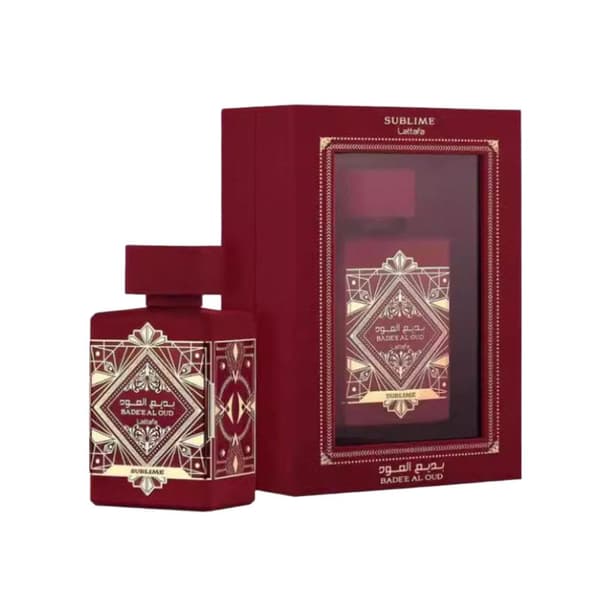 Bade'e Al Oud for Glory af Lattafa 100ml EDP Spray - Gratis ekspresforsendelse Badee\" red 1 item