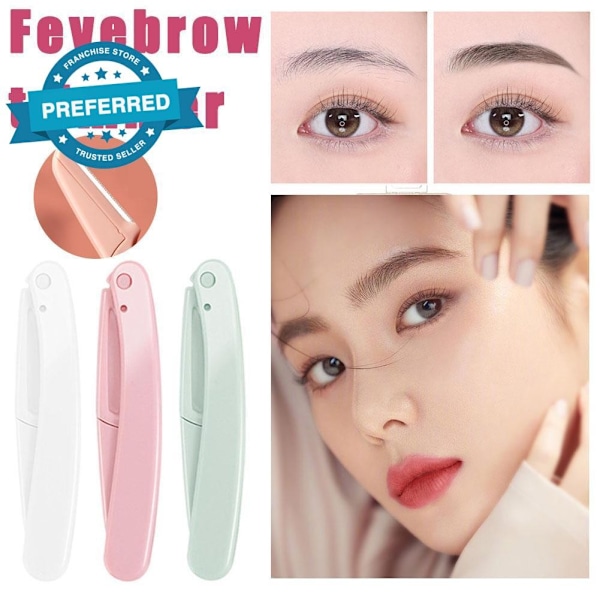 Reptålig Hopfällbar Ögonbrynstrimmer Rakhyvel För Nybörjare M2r1 pink 1pcs