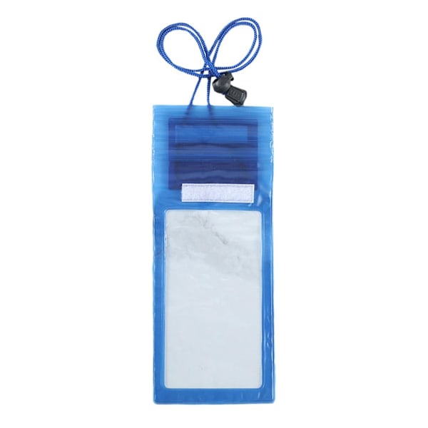Vattentät väska Transparent Dammsäker Försluten Dykväsk Touchscre light blue 11x27
