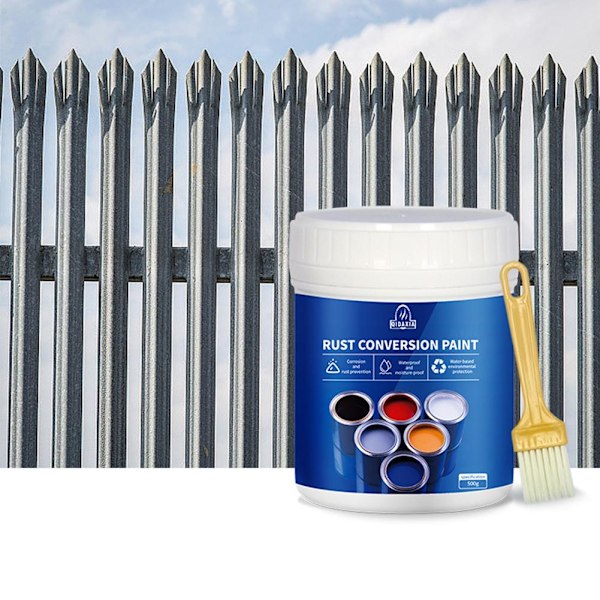 Vattenbaserad rostskyddsfärg, rostfixeringsmedel, metallfärg, rostomvandlingsfärg ❀ C 1pcs