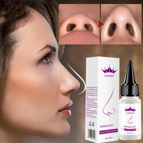 20ml Lidoria Näsa Lyft Upp Essentiell Näsa Ben Mindre Tunn Vård Omformning Massage Näsa essens