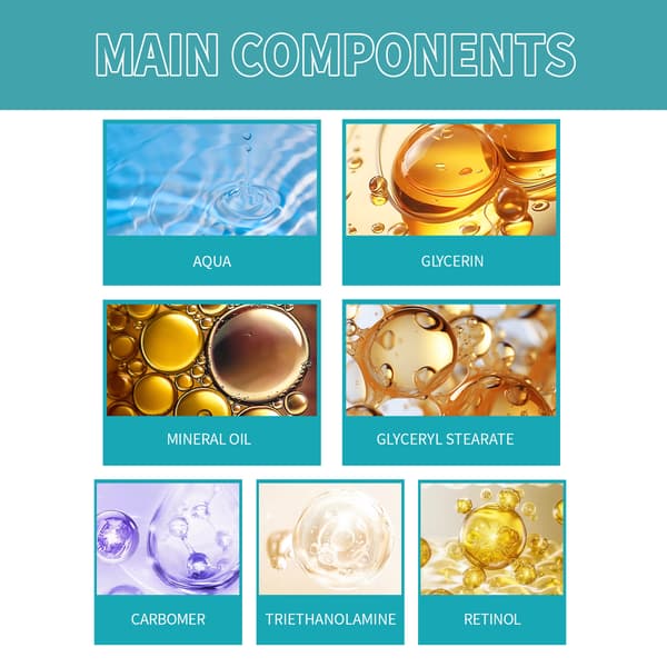 Retinol Ansiktskräm - Återfuktande Ansiktskräm (Applicera och Massera)