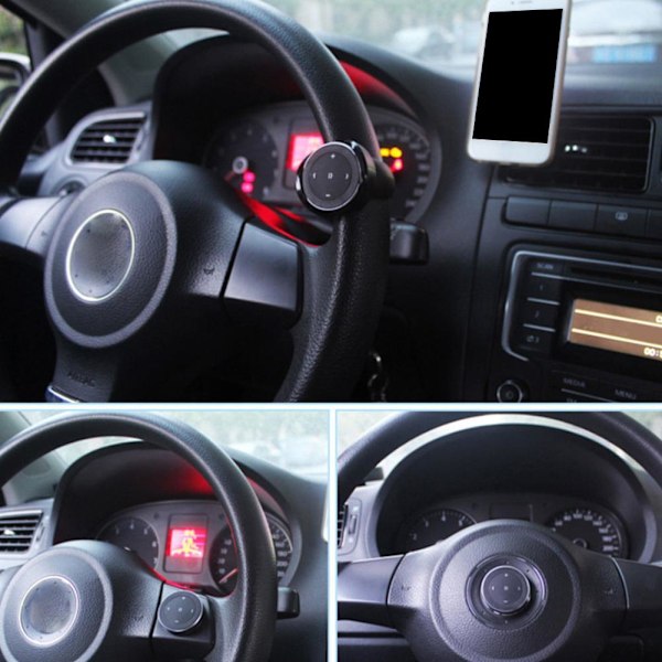 Bluetooth Media Audio Musik Fjärrkontroll Knapp Bil 20 Whee Lo tan D