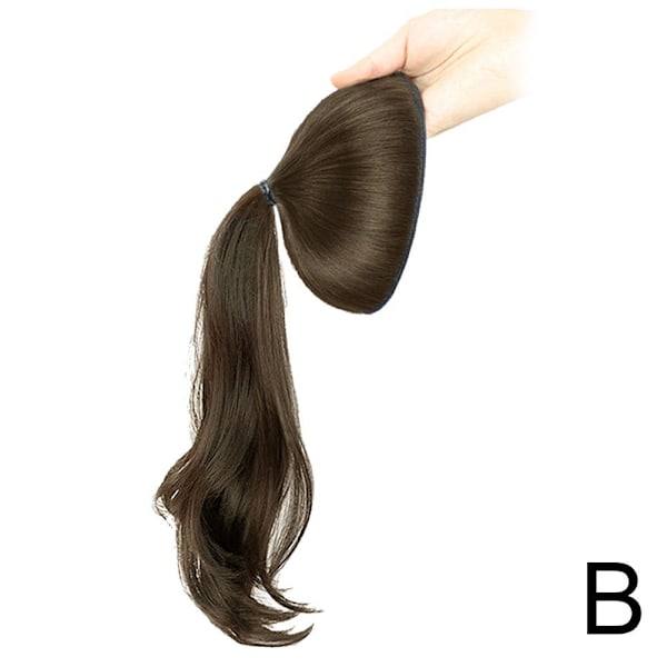 Kugelkopf-peruk, hårnät, Lazy Hair Magic-verktyg, fluffigt hår lightbrown 1pcs