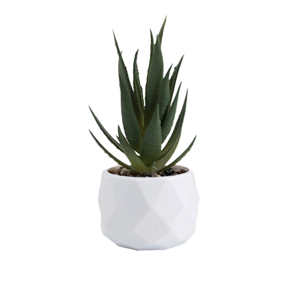 Konstgjord krukväxt Succulent Pot Small Faux Fake Kaktus InOu F 1set