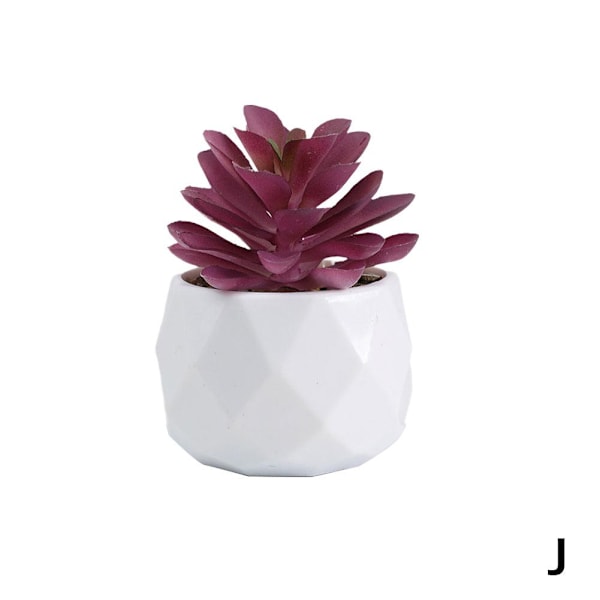 Konstgjord krukväxt Succulent Pot Small Faux Fake Kaktus InOu J 1set