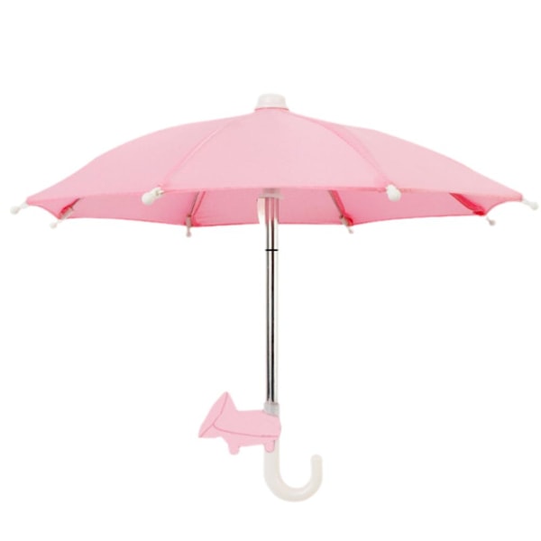 Universellt Telefonparaplyställ - Justerbart UV-skydd Solskydd pink 1pcs