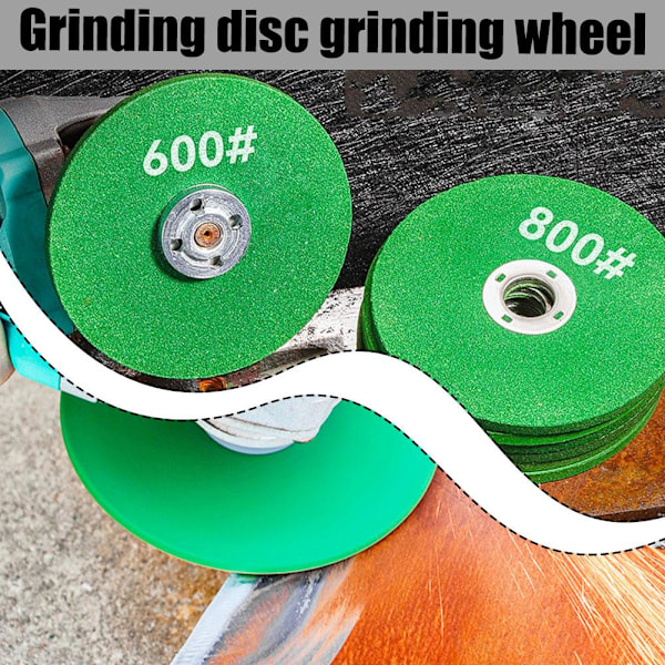 100-2000# Universal Flerstorleks Metallpolerings Vinkel Slip Dis GreenF 1200#