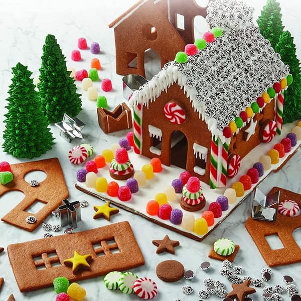 3D pepparkaksformar - pepparkakshusform (10-pack)