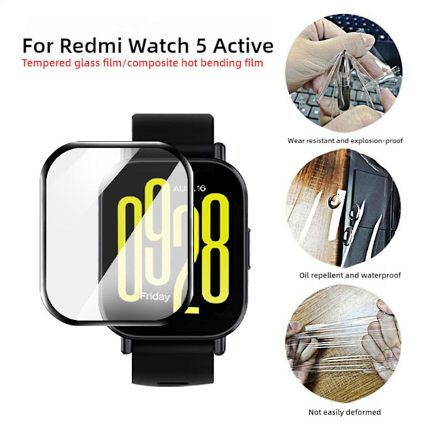 1-3x skärmskydd för Redmi Watch 5 Active Lite Smartwatch -AU HdC 3pcs for Watch5 Active