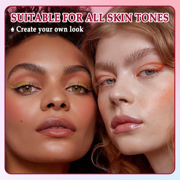 Colors Blush Stick med makeupsvampe, mat solid cremeblush, multifunktionel blush stick til kinder, læber og øjne, højpigmenteret makeupsticksæt A