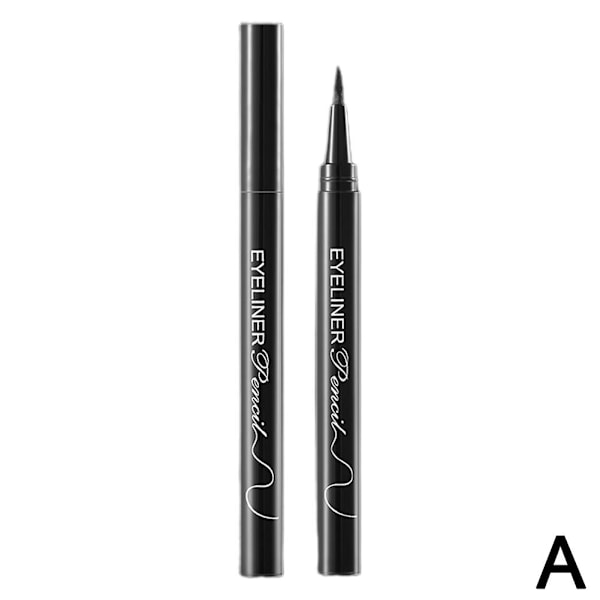 Flytande Eyeliner Vattentät Flytande Eyeliner Penna Pensel Professionell black One size