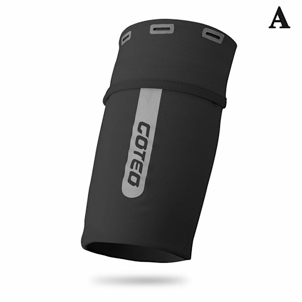 Löpararmband Mobiltelefon Väska Nyckel Väska Fodral Sport Gym Ru black S