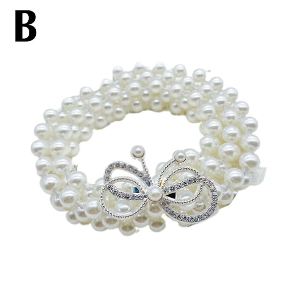 Pärlmidje kedja med strass, dammode, klänningsdekoration Ela butterfly sliver ONE-SIZE