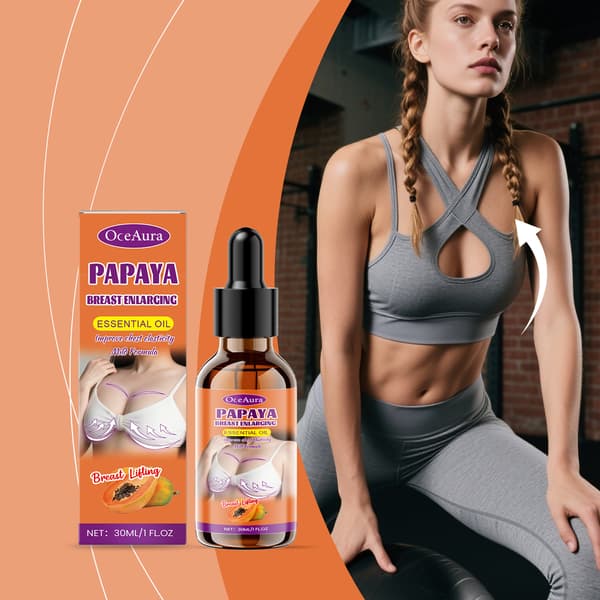 Papaya Brystforstørrende Olie