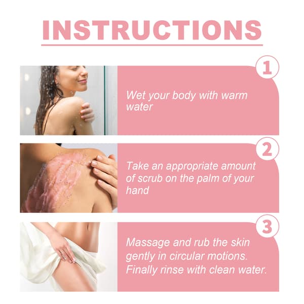 Granatæble Body Scrub - Renser, Eksfolierer, Blødgør og Fugter