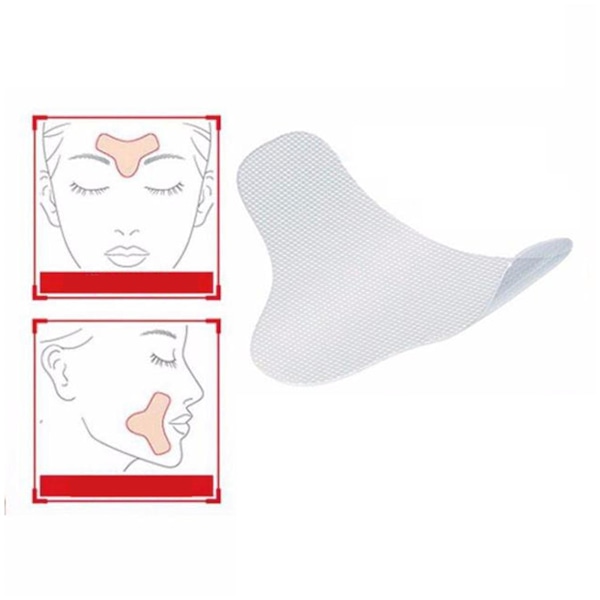 Silikon Ansikts Anti-rynk Plåster Återanvändbara Nattplåster ClearC 24pcs