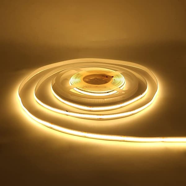 Dimbar COB LED-list med dimmerbrytare - Varmvit