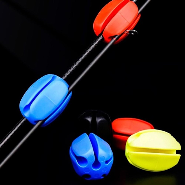 Rod Ball Retaining Clip Spöhållare Skydd Förvaringsenhet Fiskeutrustning N0 Red 5pcs