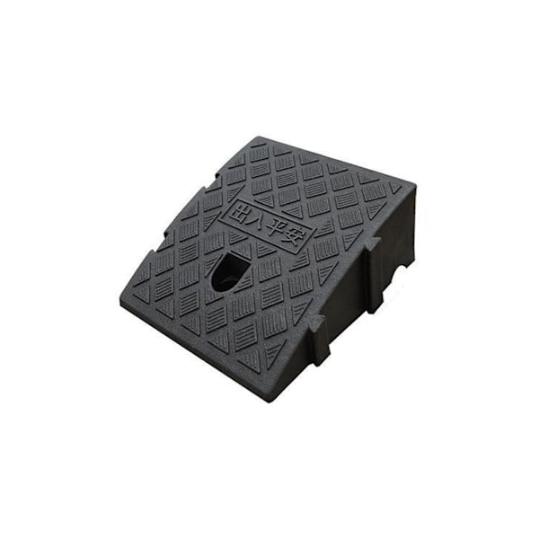 Bilfordonsrampar för uppfart - PVC-tröskelbrygga Black*Yellow*25*27*13 one size