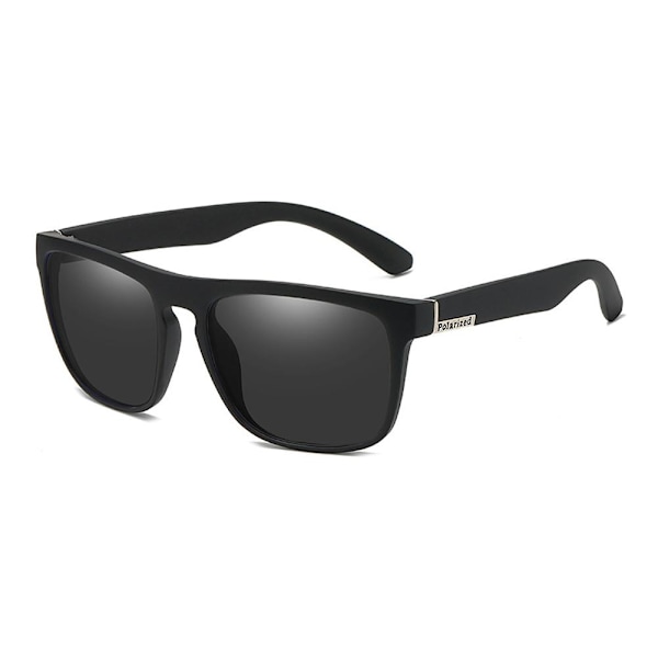 Polariserade Solglasögon Herr Dam Rektangel Shades Glasögonaccessoarer Sol Körning Mode Y8c0 Black 1pcs