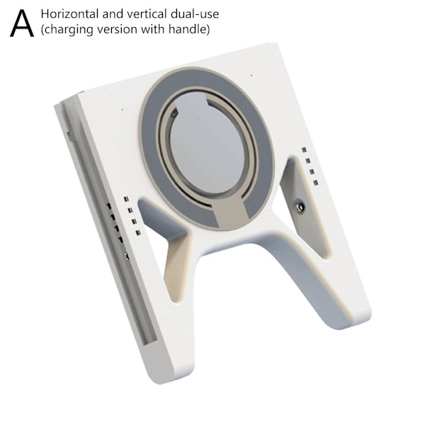 Joycon Telefonhållare Laddning Magnetisk Simulator Handtag Ns Grepp M White Rechargeable version