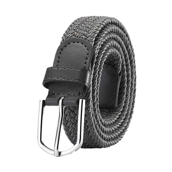 Herrarmband, Elastiskt Flätad Bälte Unisex Flätad Elastisk Stretch Wo White One size