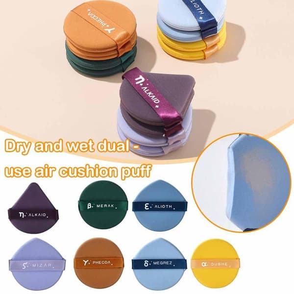 Kudde Puderpuff Skönhetskudde Puff För Concealer Foundation Puder Multifunktionell Smink V0e5