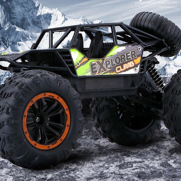 RC-bil Radiostyrd Bil Buggy Off-Road Kontrollbilar B green 22.5*14.4*11cm