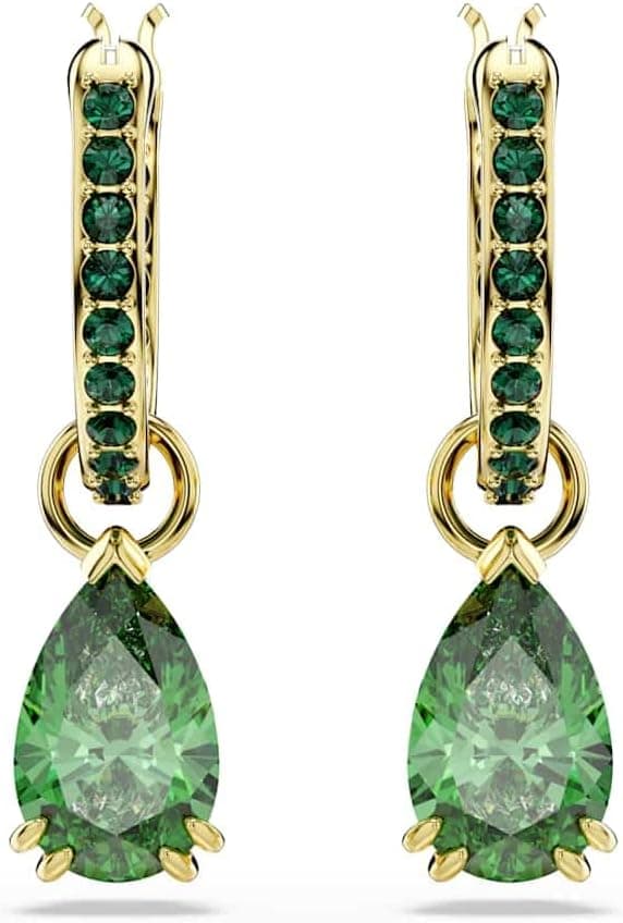 Swarovski Attract Collection dråpeøreringer grønn grønn green