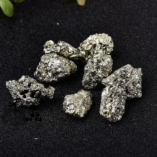 Pyrit Kristallkluster Healing Kristall Narrens Guld Kvalitet Peru Reiki Salef