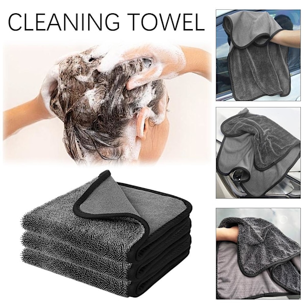 Magicwipe XXL Badrums Torkduk 40x60cm, Torkduk för Duschar dark grayA 1pcs
