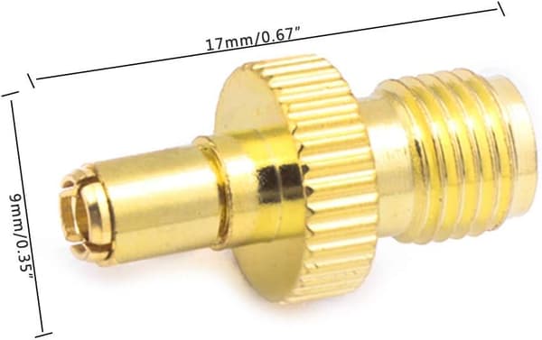 5 kpl SMA naaras-TS9 uros RF-liitinsovitin