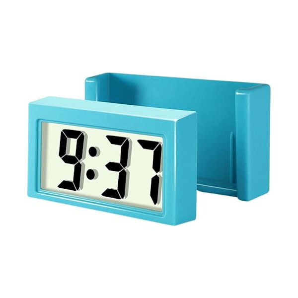 Mini Digital LCD Bordsklocka för Bilinstrumentbräda Datum Tid Kalendrar UK C 1pcs