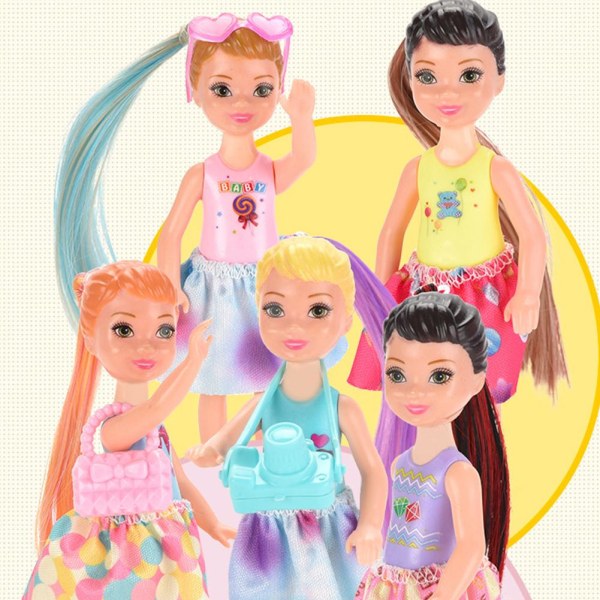 Överraskningsdocka indränkt i vatten Missfärgad Barbie Mini Barn b06a |  Fyndiq