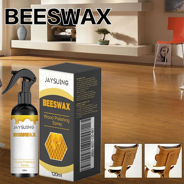 Naturlig bivaxvårdsspray & återställare, naturlig bivaxspray för