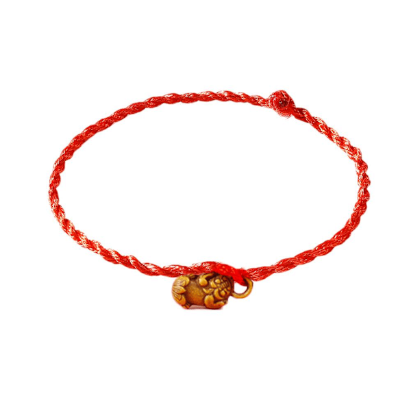 Nyårsgåva Lyckohänder Armband Rött Rep Liten Gåva Armband I One size