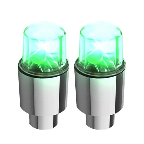 2 st Ventilhatt LED för cykel bil motorcykel hjul Ti white light 2pcs