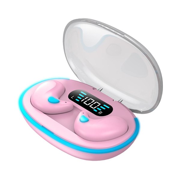 Sleep Dedicated X55 Bluetooth-hörlurar med digital display Mini Noi white one size